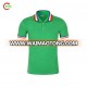 Hot Sports Men's Pure Color Short Sleeves Polo Shirt With Rib Neck and Button