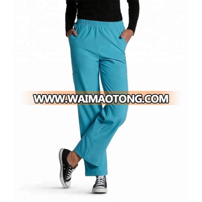 Fashion Stretch Medical 6 Pockets Pants (No Ironing needed), spandex nursery Bottom, Sexy dental trousers, doctor uniform